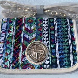 Multicolor Sequin Crossbody Bag